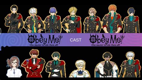 obey me voice actors|obey me brothers last names.